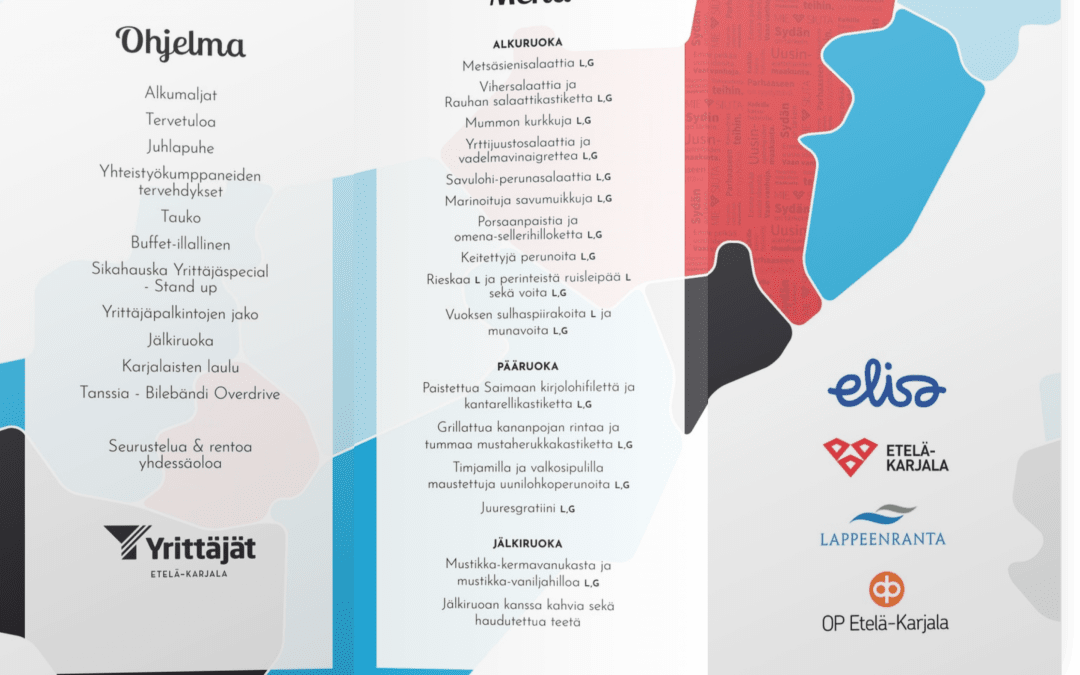 Tapahtumailme yrittäjägaalaan