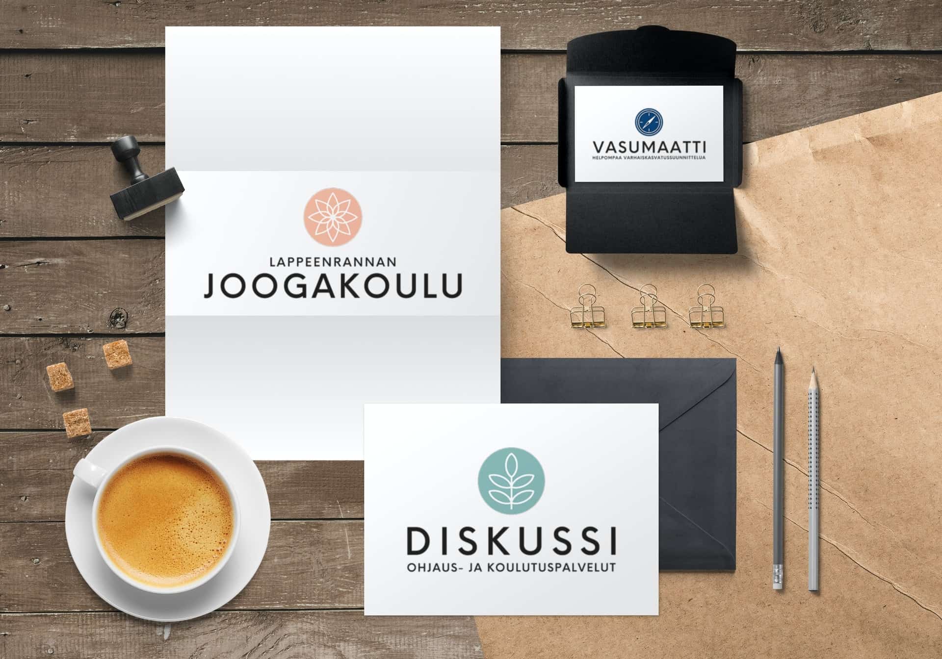 logon suunnittelu tilitoimistolle