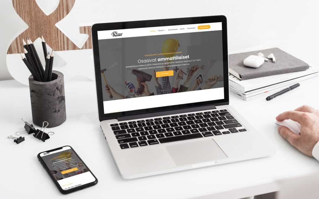 Kotisivut kiinteistö&shy;palvelualan yritykselle